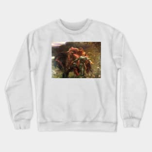 La Belle Dame sans Mercy - Sir Frank Dicksee Crewneck Sweatshirt